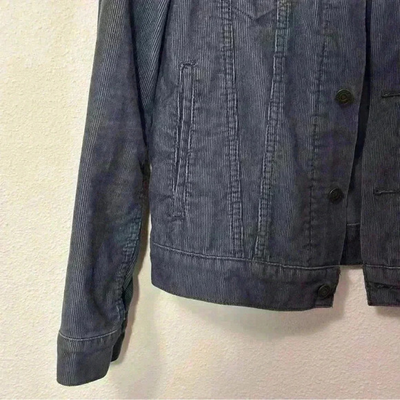 Levi - Corduroy Dusty Blue Jacket - Picture 5 of 9